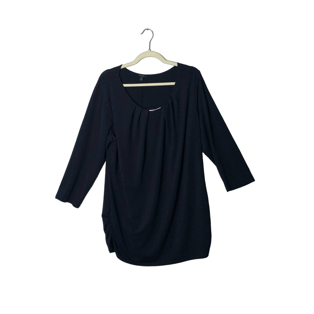 Sam & Jo Ladies Plus Black Tunic 2X
